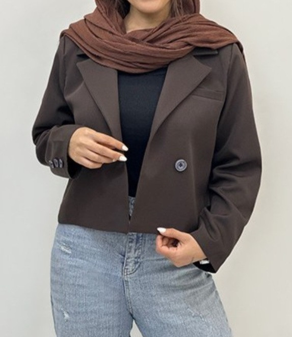 کت کراپ مازراتی یقه انگلیسی