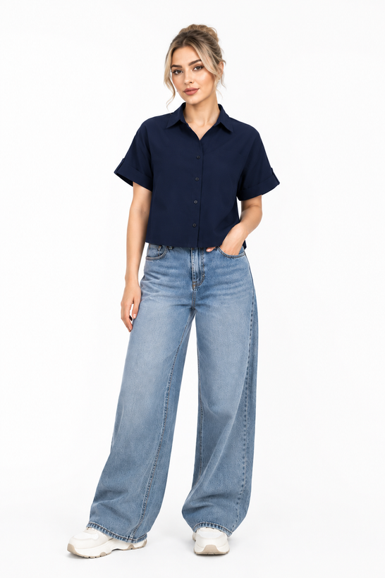 شومیززنانه باکسی سوپردرای استین کوتاه جدید اقساطی
