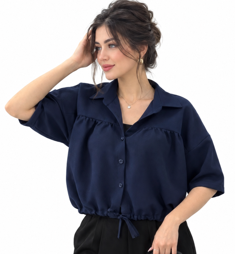 شومیززنانه ودخترانه عروسکی مازراتی پاییزه جدیداقساطی دررنگ بندی گرم
